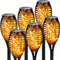 12LED Solar Flame Torch Lights Waterproof Flickering Garden Pathway Outdoor Solar Lamps 0