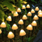 10 LED Solar Mushroom Lights 5 Watts Waterproof Outdoor Decorative Street Garden Lights 35m 4