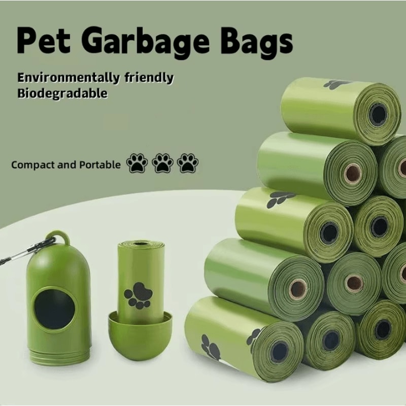 Biodegradable Pet Trash Bags Scented Dog Poop Bags With Bulk Degradable Cat Dog Waste Bags Dispe 0