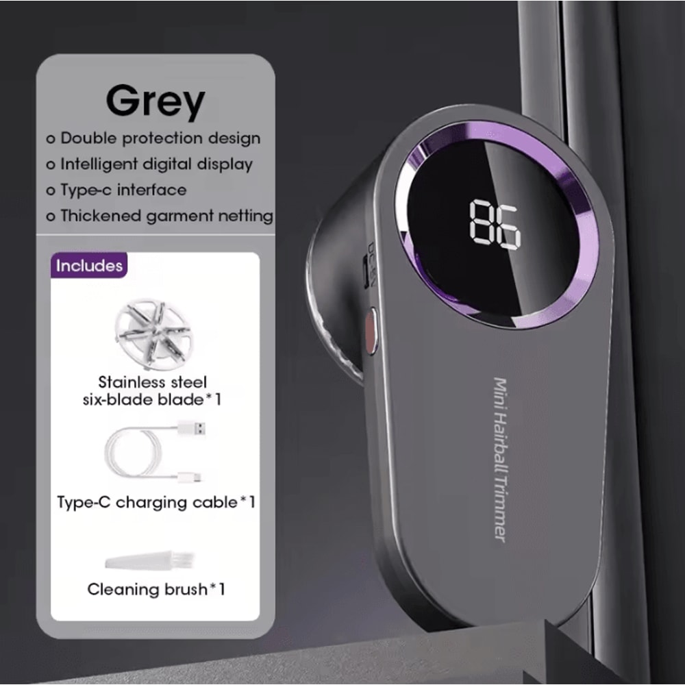 USB Rechargeable LED Electric Fabric Shaver Lint And Fuzz Remover For Clothing 6