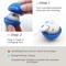 USB Rechargeable Interactive Moving Pet Toy Ball Electronic Bouncing Toy For Dogs Cats 5