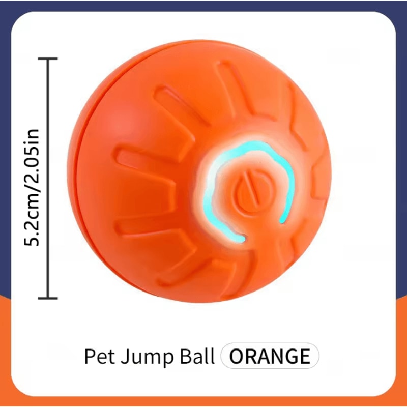 USB Rechargeable Interactive Moving Pet Toy Ball Electronic Bouncing Toy For Dogs Cats 12