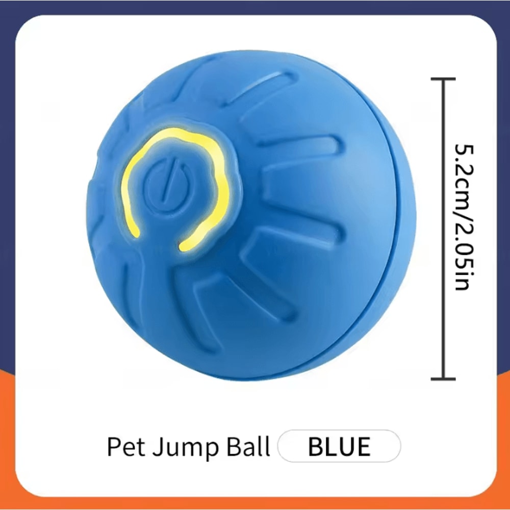 USB Rechargeable Interactive Moving Pet Toy Ball Electronic Bouncing Toy For Dogs Cats 16