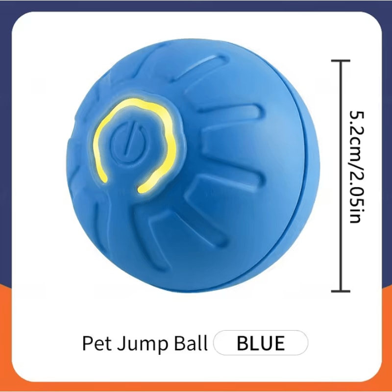 USB Rechargeable Interactive Moving Pet Toy Ball Electronic Bouncing Toy For Dogs Cats 16