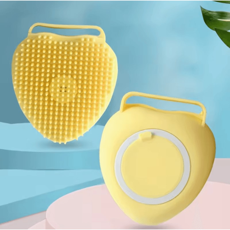 Silicone Pet Bathing Massage Gloves Soft Safety Grooming Brush For Dogs Cats 2