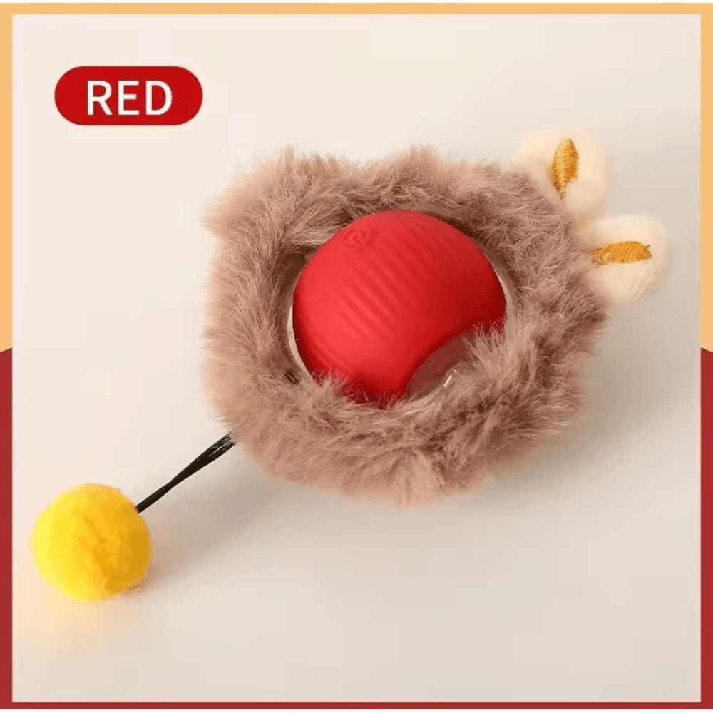 Interactive Rechargeable Rolling Ball Pet Toy Smart Automatic Cat Dog Imitation Mouse Toy 11