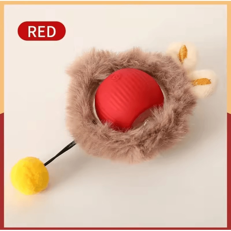 Interactive Rechargeable Rolling Ball Pet Toy Smart Automatic Cat Dog Imitation Mouse Toy 11