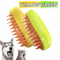 Electric 3in1 Pet Steam Brush Steam Sprayer Massage Comb Shedding Grooming Tool For Dogs Cats 9