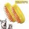 Electric 3in1 Pet Steam Brush Steam Sprayer Massage Comb Shedding Grooming Tool For Dogs Cats 8