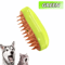 Electric 3in1 Pet Steam Brush Steam Sprayer Massage Comb Shedding Grooming Tool For Dogs Cats 5