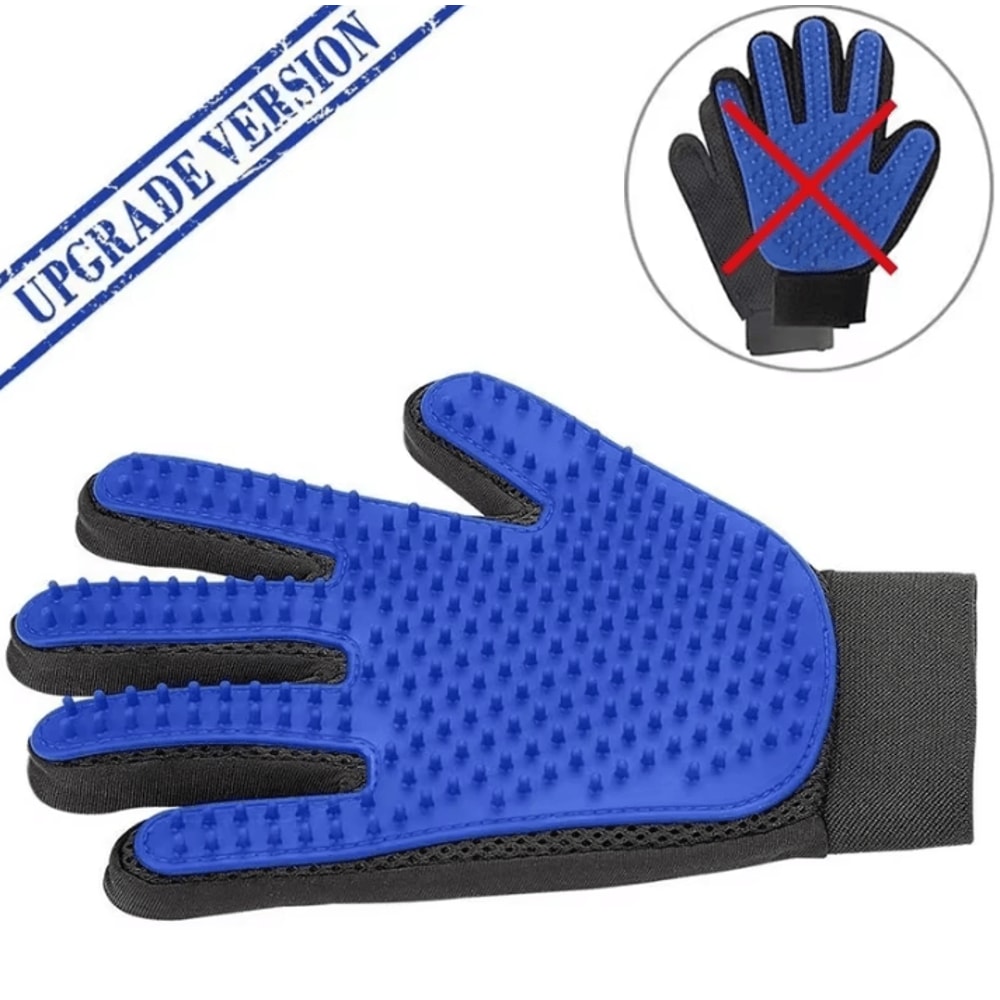 Silicone Pet Grooming Gloves Hair Removal Brush Bathing Comb For Dogs And Cats 3