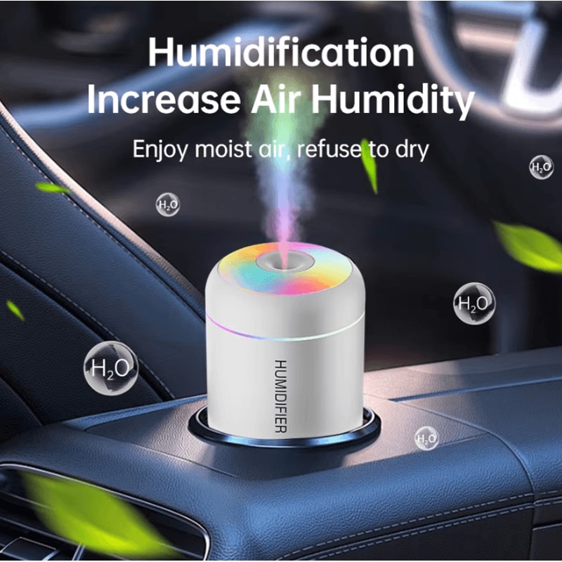 180 ML USB Rechargeable Mini Humidifier Aroma Diffuser Electric Air Purifier Mist Maker For Car 1