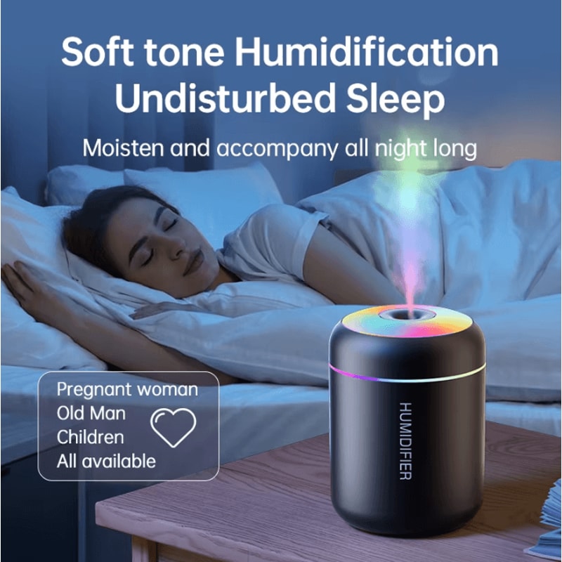 180 ML USB Rechargeable Mini Humidifier Aroma Diffuser Electric Air Purifier Mist Maker For Car 2