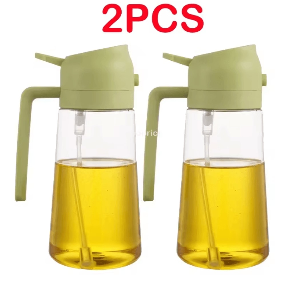 Ergonomic Olive Oil Sprayer Bottle 2in1 Oil Dispenser Kitchen Oil Mister With Comfortable Handle 20