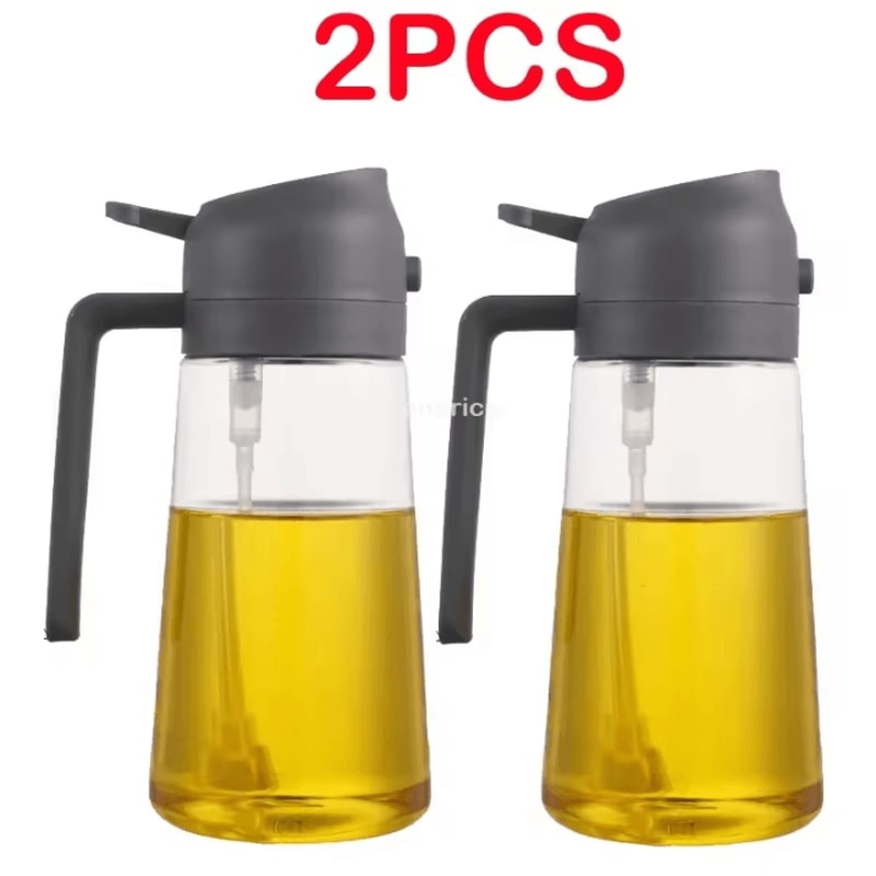 Ergonomic Olive Oil Sprayer Bottle 2in1 Oil Dispenser Kitchen Oil Mister With Comfortable Handle 22