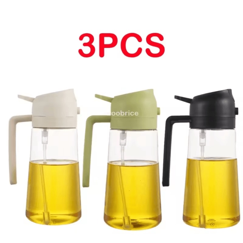 Ergonomic Olive Oil Sprayer Bottle 2in1 Oil Dispenser Kitchen Oil Mister With Comfortable Handle 29