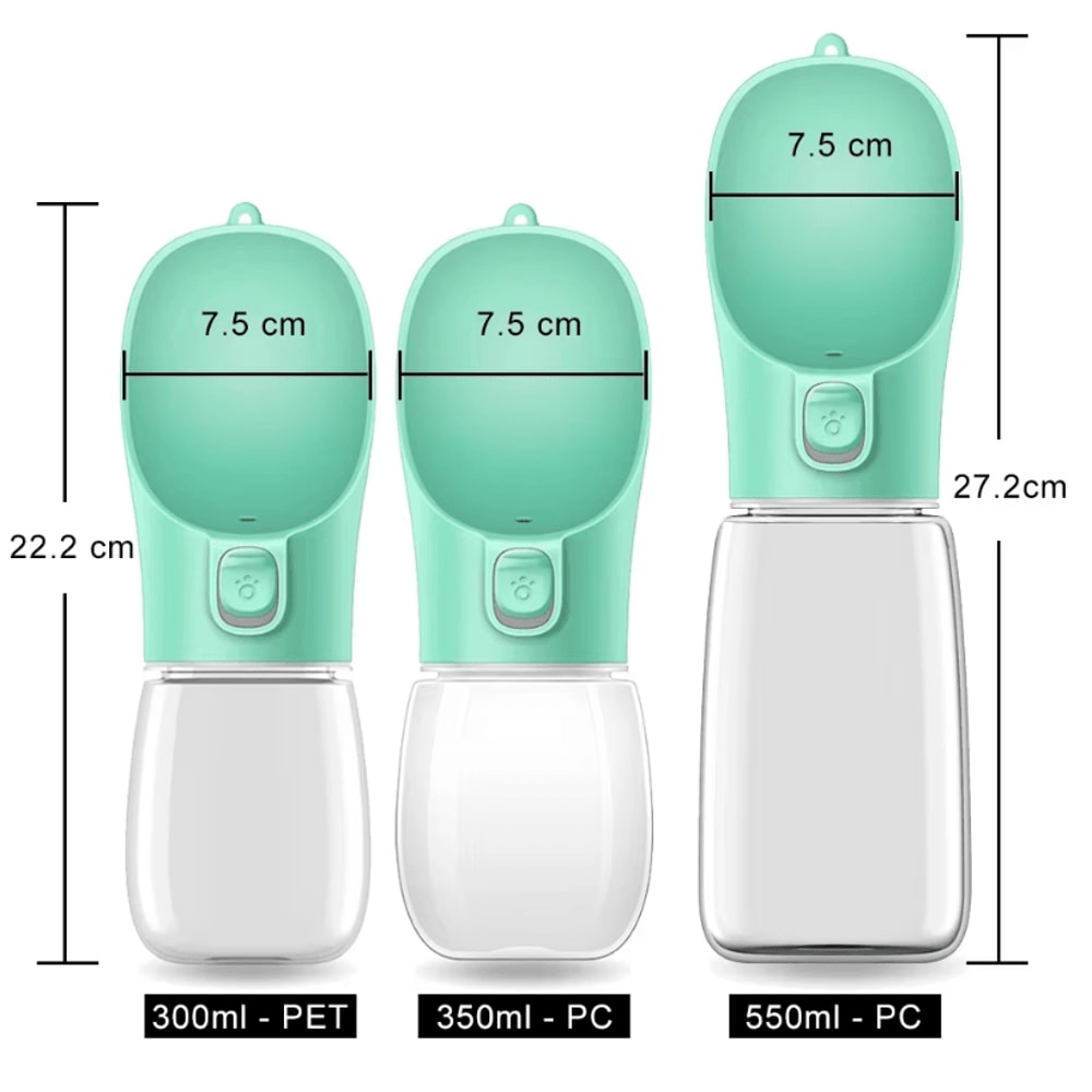 Outdoor Portable Dog Water Bottle With Leakproof Dog Water Dispenser For Small Large Dogs And Cats 4