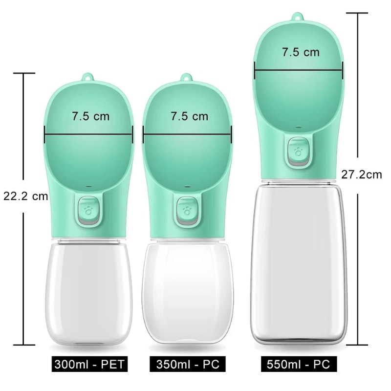 Outdoor Portable Dog Water Bottle With Leakproof Dog Water Dispenser For Small Large Dogs And Cats 4