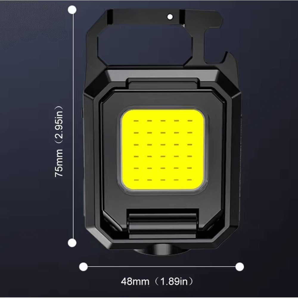 USB USB Rechargeable Keychain Light COB Pocket Flashlight And Mini XPE Work Light Emergency USB Fl 3