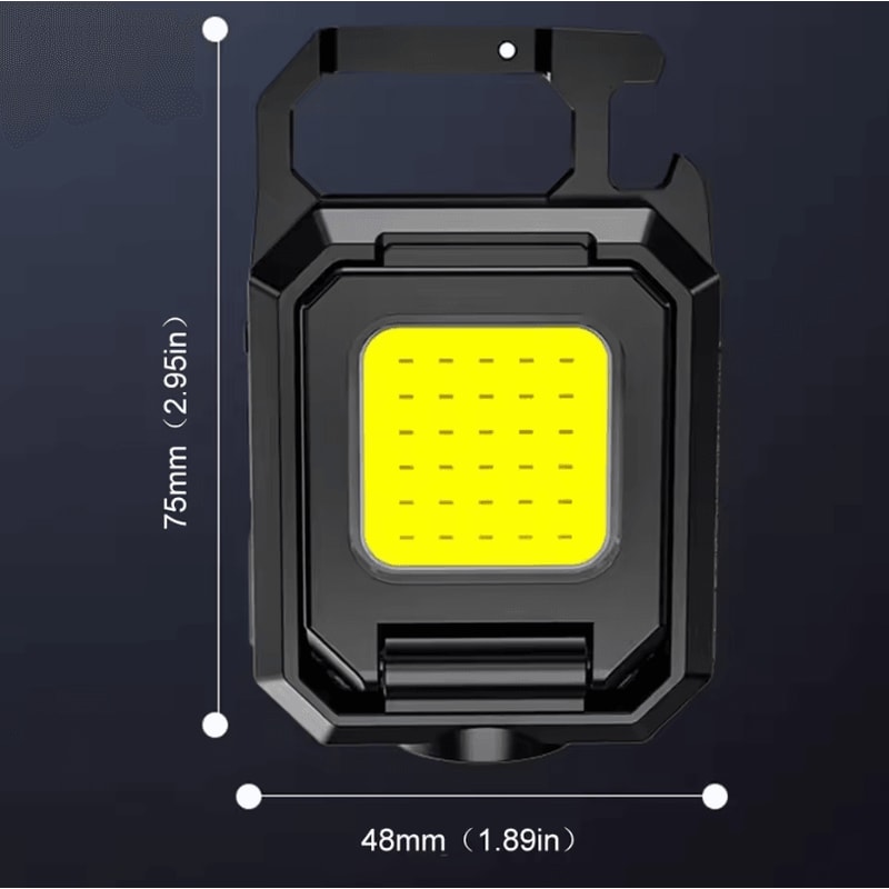 USB USB Rechargeable Keychain Light COB Pocket Flashlight And Mini XPE Work Light Emergency USB Fl 3