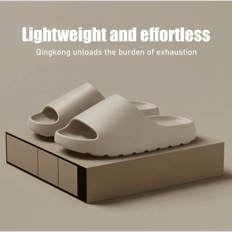 Unisex Cloud ThickSoled Sandals EVA Beach Slides Soft Bottom Summer Fashion Slippers 3