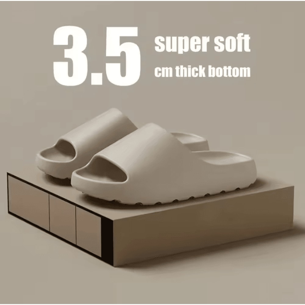 Unisex Cloud ThickSoled Sandals EVA Beach Slides Soft Bottom Summer Fashion Slippers 6