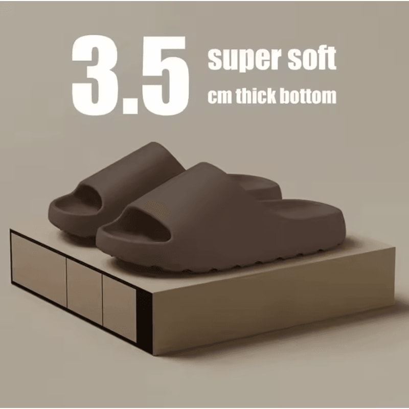 Unisex Cloud ThickSoled Sandals EVA Beach Slides Soft Bottom Summer Fashion Slippers 8