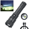 USB Charging Tactical Flashlight With BuiltIn Battery 2000LM High Power Torch With Display Zoom R 6