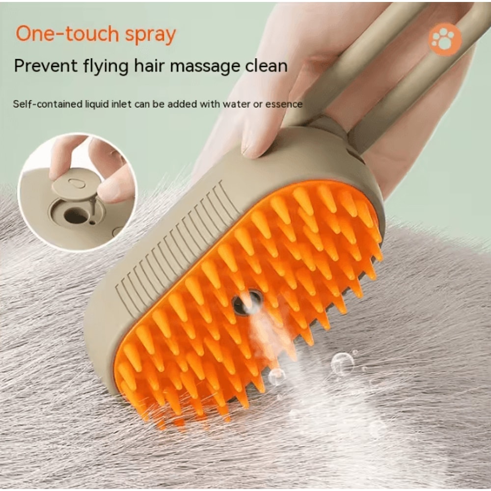 Electric Pet Spray Comb Electric Hair Removal Comb With AntiFlying Massage Brush For Cats And Dogs 0