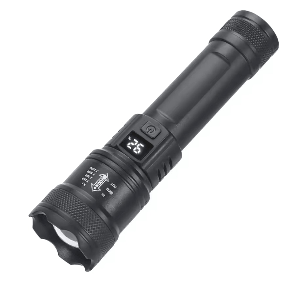 USB Rechargeable Mini Flashlight With COB XPE Torches Portable BuiltIn Battery Zoomable Small Tor 12