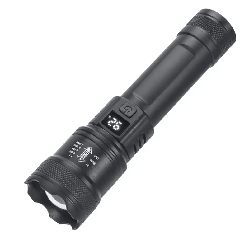 USB Rechargeable Mini Flashlight With COB XPE Torches Portable BuiltIn Battery Zoomable Small Tor 12