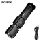 Rechargeable Tactical Flashlight 100000 Lumen LED Torch With USB Waterproof Zoom For Fishing Hunt 6