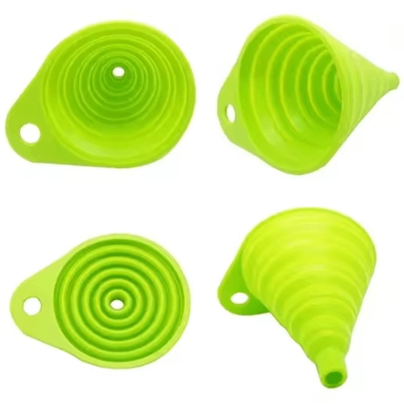 Mini Silicone Collapsible Funnel Mini Foldable Funnel For Portable Kitchen Funnel Use Fuel Oil Bee 1