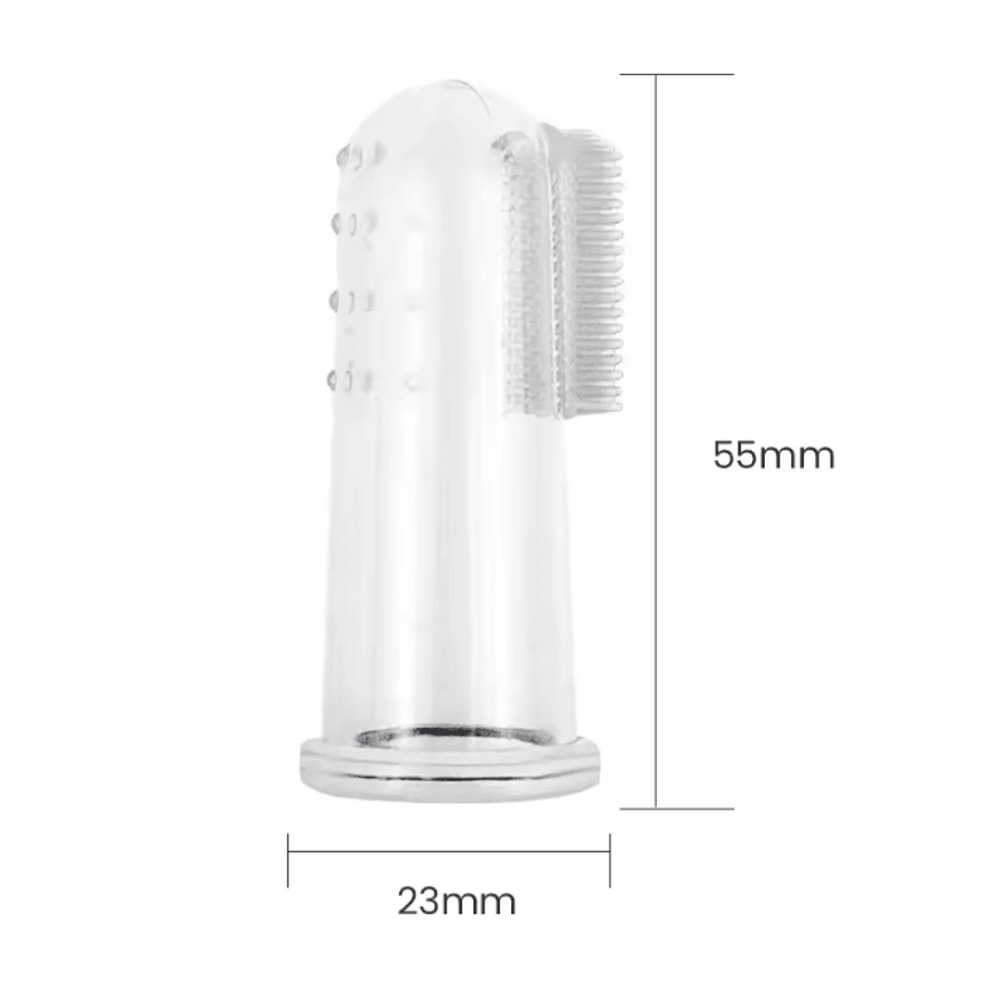 Super Soft Pet Finger Toothbrush Silicone Pet Teeth Brush For Dogs And Cats With Bad Breath Dog Br 3