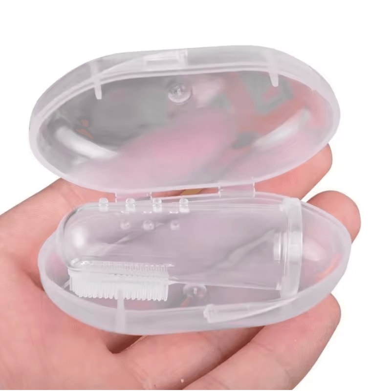 Super Soft Pet Finger Toothbrush Silicone Pet Teeth Brush For Dogs And Cats With Bad Breath Dog Br 5