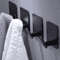 4 Pcs Stainless Steel Wall Hooks Adhesive Bathroom Robe Hooks MultiPurpose Hanger Hooks For Towel 0