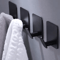 4 Pcs Stainless Steel Wall Hooks Adhesive Bathroom Robe Hooks MultiPurpose Hanger Hooks For Towel 0