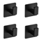 4 Pcs Stainless Steel Wall Hooks Adhesive Bathroom Robe Hooks MultiPurpose Hanger Hooks For Towel 9