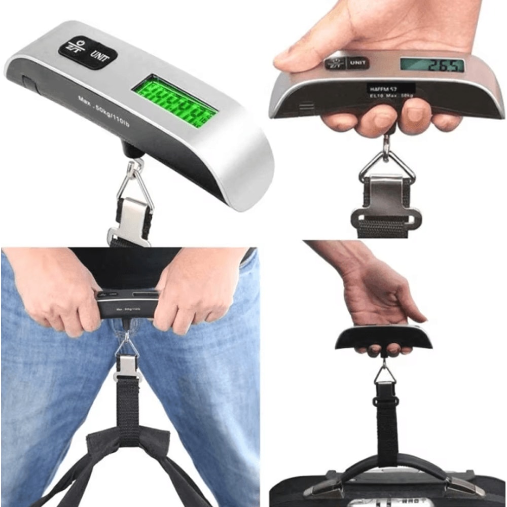 Digital Luggage Scale Portable Travel Scale With LCD Display 110 Lb50 Kg Baggage Weighing Scale 5