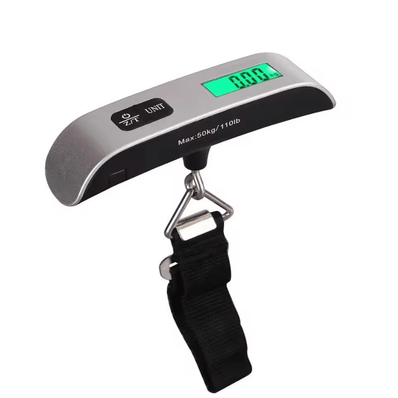 Digital Luggage Scale Portable Travel Scale With LCD Display 110 Lb50 Kg Baggage Weighing Scale 6