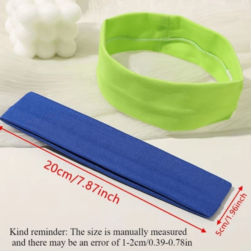 Elastic Fashion Headbands And Elastic Hair Bands Knitted Sports Hair Band For Running Fitness Yoga 4