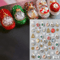 5D Christmas Nail Stickers Embossed Xmas Nail Art Decoration Sliders For Holiday Manicure And Festi 4