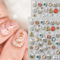 5D Christmas Nail Stickers Embossed Xmas Nail Art Decoration Sliders For Holiday Manicure And Festi 2