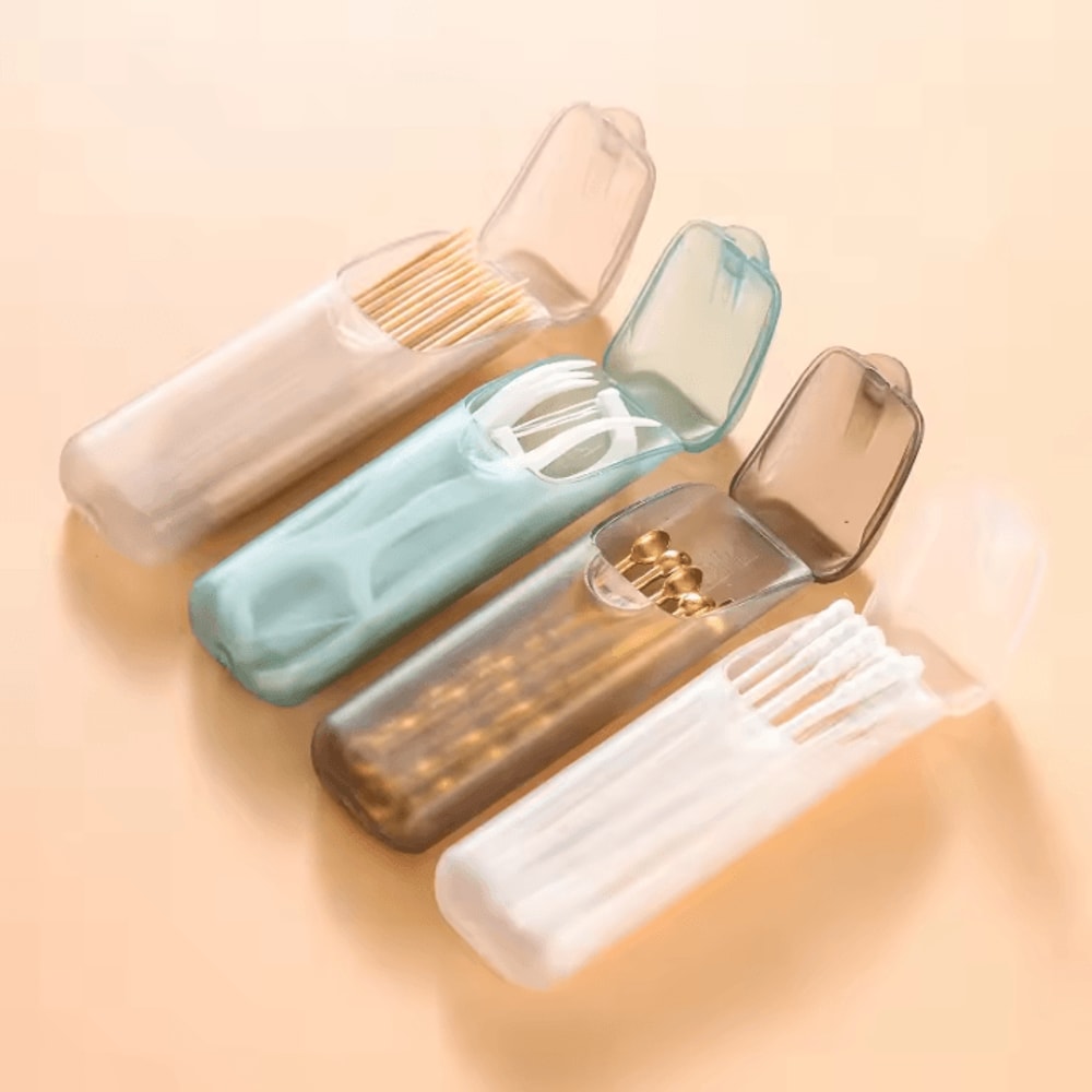 Mini Toothpick Holder Box With Lid Mini Toothpick Storage Box And Portable Toothpick Case 1