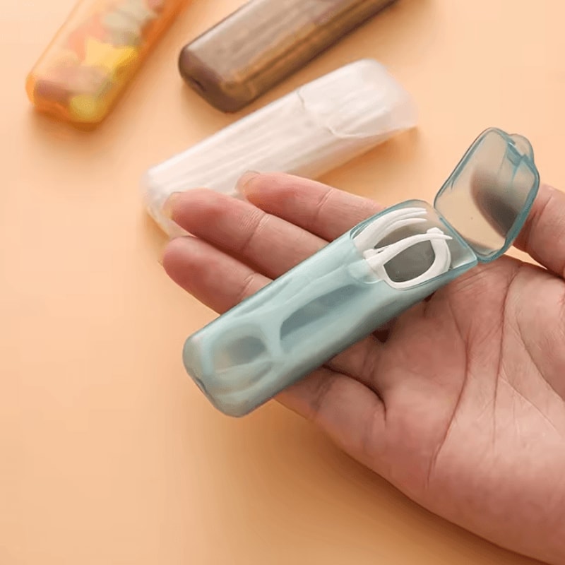 Mini Toothpick Holder Box With Lid Mini Toothpick Storage Box And Portable Toothpick Case 3