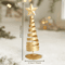 Iron Christmas Tree Ornament Golden Holiday Home Decoration Festive Tabletop Xmas Figurine 3