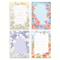 4 Pcs Dream Garden Memo Pad Stationery Thick Paper Message Pads For Home Office And School 2