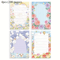 4 Pcs Dream Garden Memo Pad Stationery Thick Paper Message Pads For Home Office And School 6