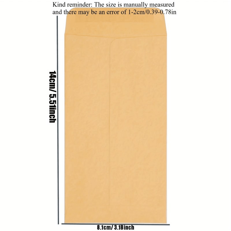 20 Pcs Cash Envelope Set SelfSealing Brown Kraft Money Pouches For Budgeting And Festival Gifts 4