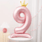 Elegant 40 Inch Number Balloons Princess Birthday Balloons With Pink Crown Balloons For Party Deco 15